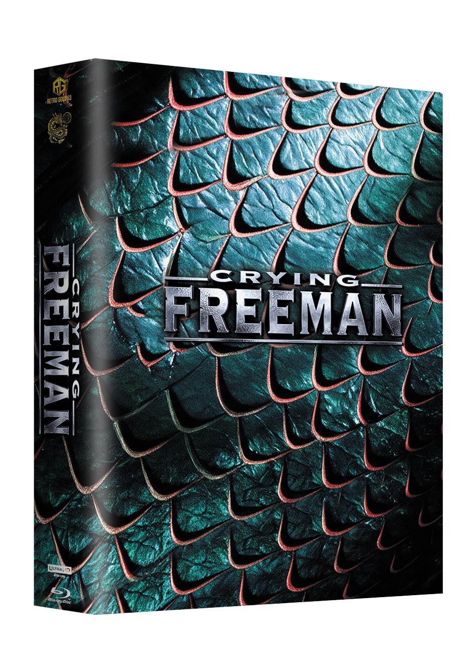 Crying Freeman Year of the Dragon 3 Disc Edition Mega Mediabook Wattiert mit Prgung und Drachenhaut Cover B