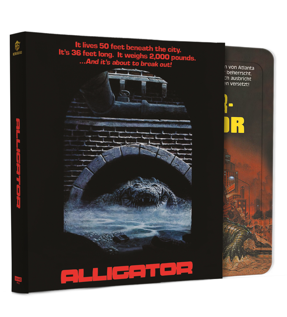 Der Horror Alligator 4K UHD Steel Book mit Prägung Variante B mit Schuber
