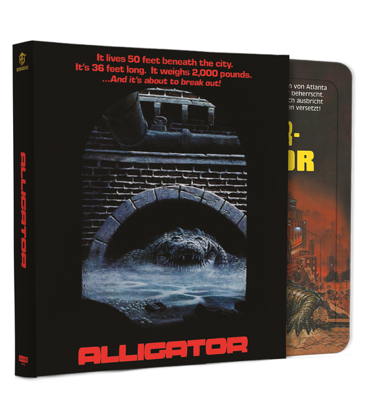Der Horror Alligator 4K UHD Steel Book mit Prägung Variante B mit Schuber