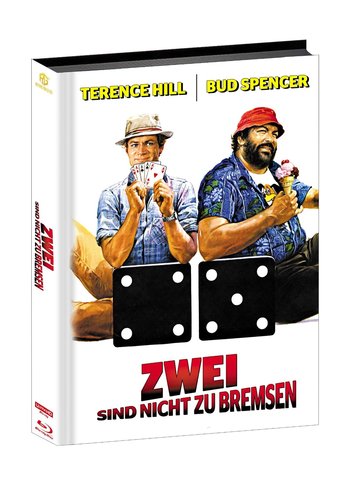 Zwei sind nicht zu Bremsen 4K UHD + Blu ray  Mediabook Wattiert Cover C