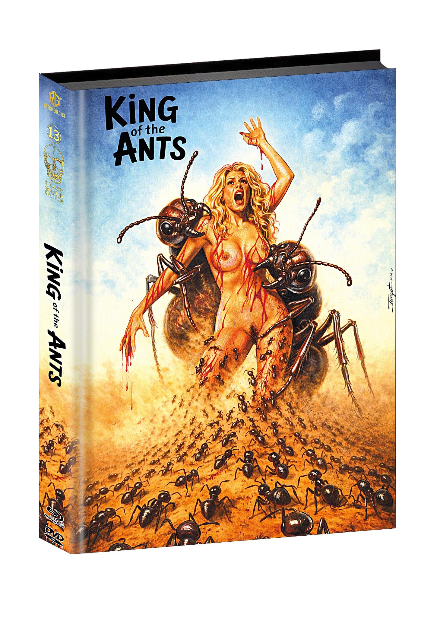 King of the Ants Mediabook Wattiert Cover (C)razy Gold Edition