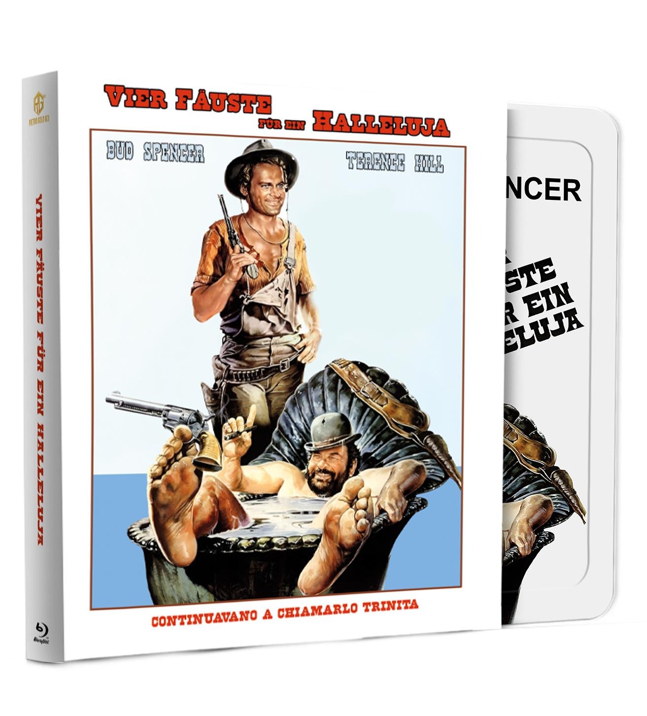 Vier Fäuste für ein Halleluja Steel Book mit Prägung Variante C mit Schuber