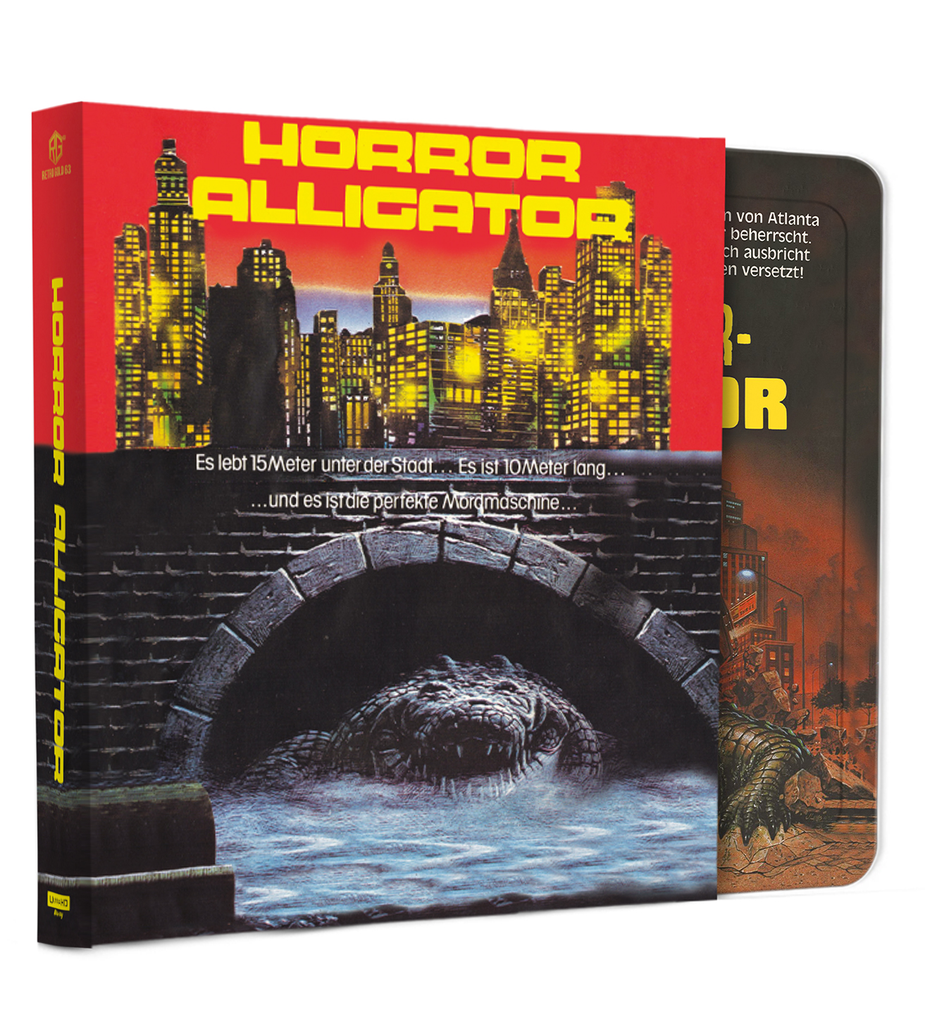 Der Horror Alligator 4K UHD Steel Book mit Prägung Variante C mit Schuber