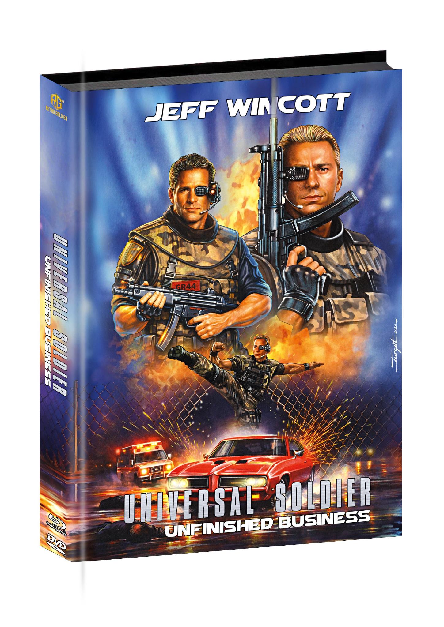 Universal Soldier : Unfinished Business Mediabook Wattiert Cover A