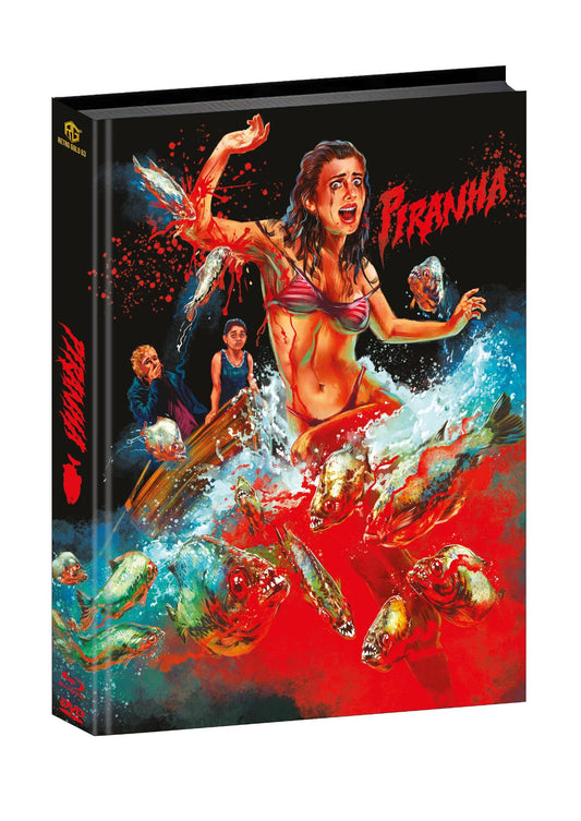 Piranha (1995) Mediabook Wattiert Cover A