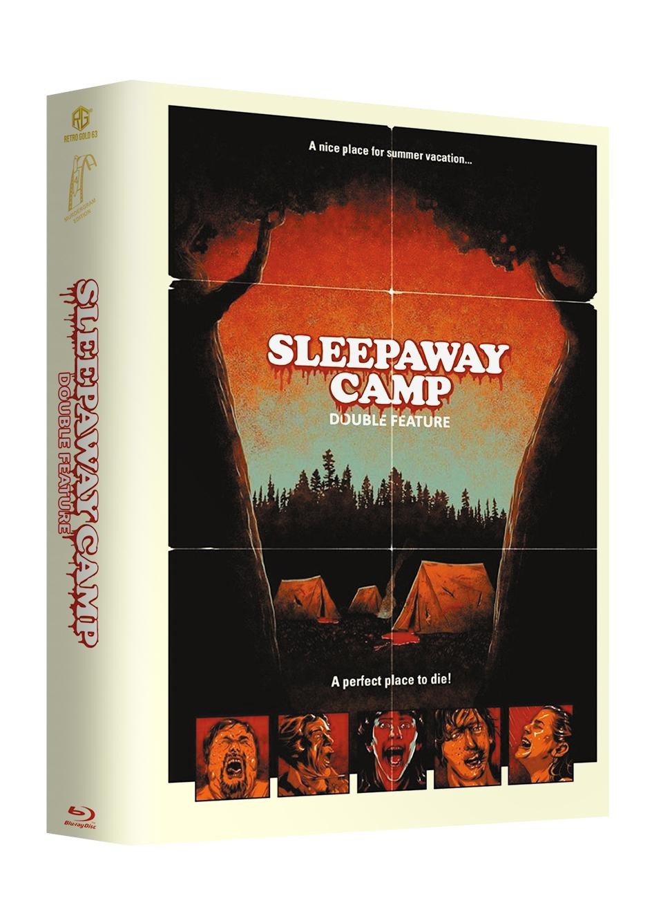 SLEEPAWAY CAMP Double Feature MURDERGRAM EDITION #4 Mega Mediabook Cover A