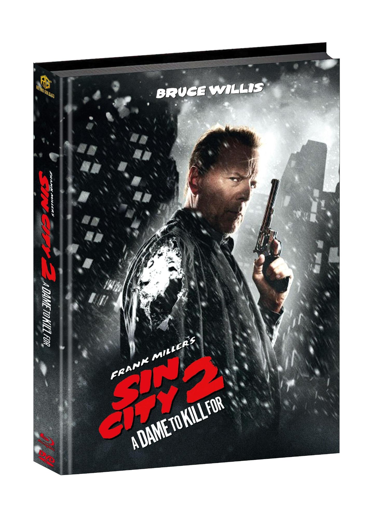 Sin City 2 Bruce Willis Cover Mediabook Wattiert