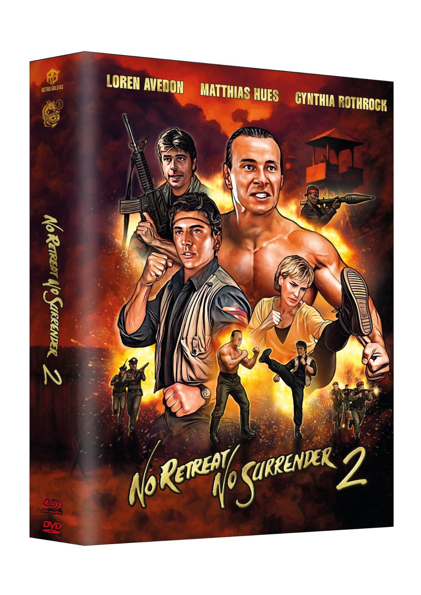 Karate Tiger 2 Year of the Dragon Edition Mega Mediabook Cover B