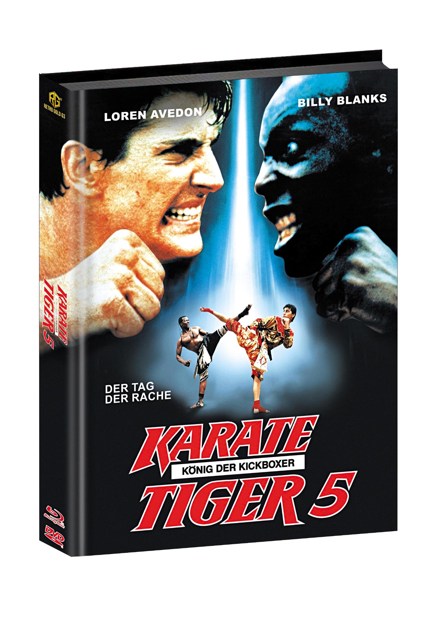 Karate Tiger 5 King of the Kickboxers Mediabook Wattiert Cover B