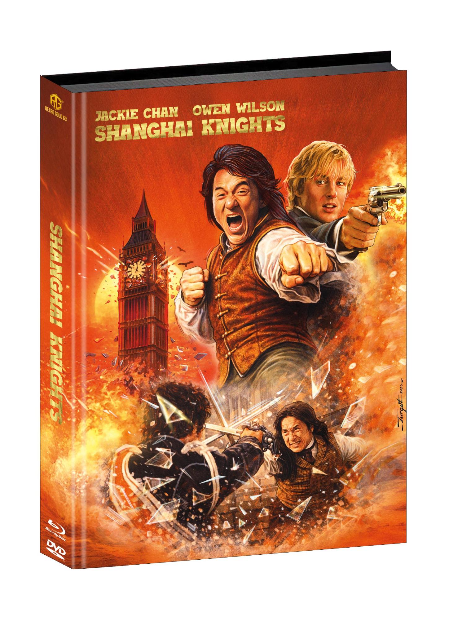 Shanghai Knights Mediabook Wattiert Cover B