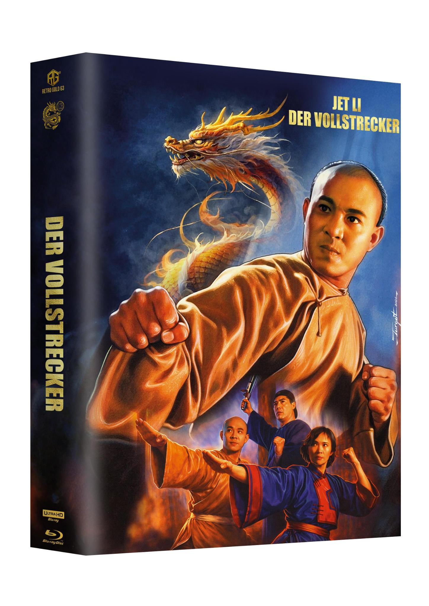 DER VOLLSTRECKER aka THE LEGEND OF FONG SAI YUK Year of the Dragon Edition Mega Mediabook 4K UHD + Blu ray Cover B