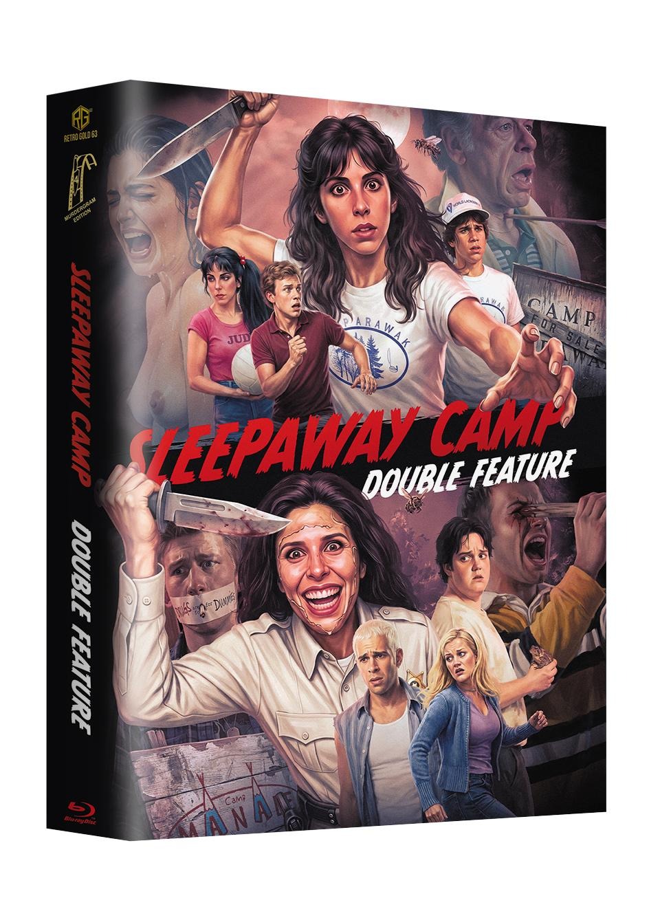 SLEEPAWAY CAMP Double Feature MURDERGRAM EDITION #4 Mega Mediabook Cover B
