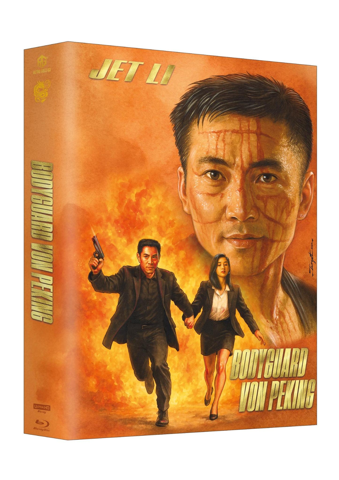 Bodyguard von Peking Year of the Dragon Edition Mega Mediabook UHD + Blu ray  Cover B