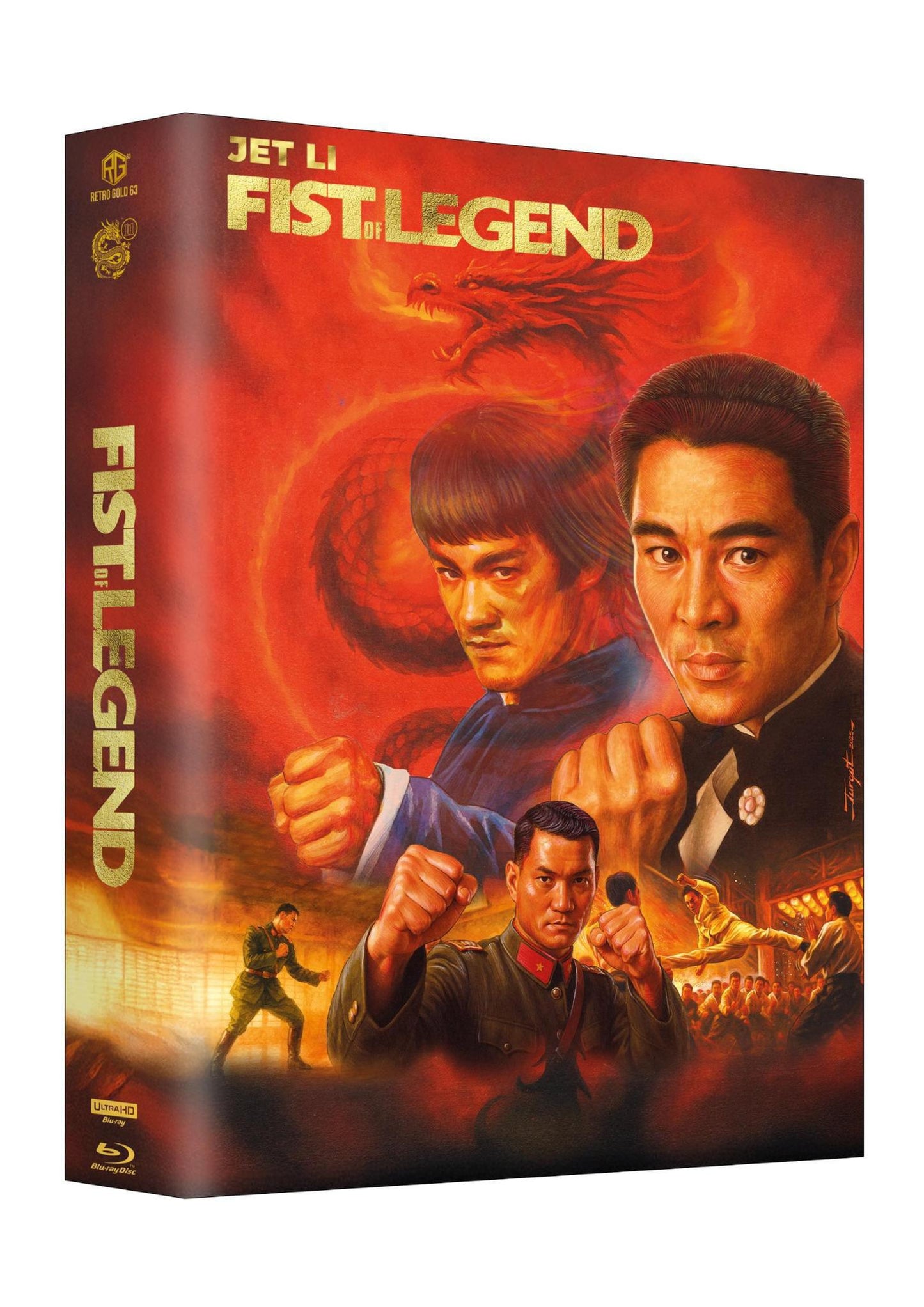Fist of Legend Year of the Dragon Edition Mega Mediabook UHD + Blu ray  Cover B