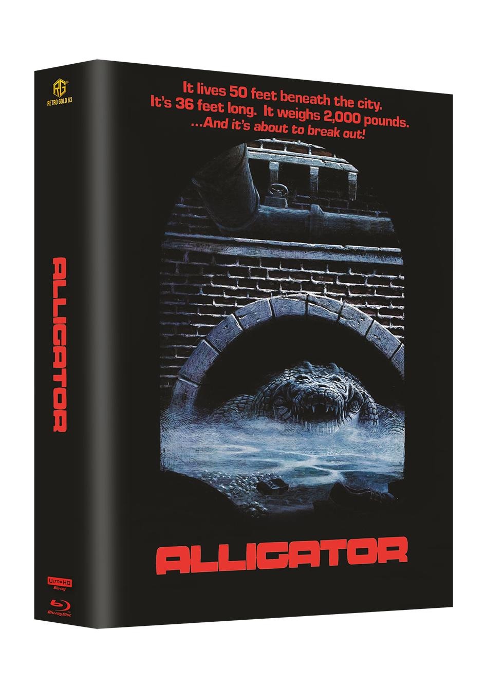 Der Horror Alligator Mega Mediabook UHD + Blu ray Cover B