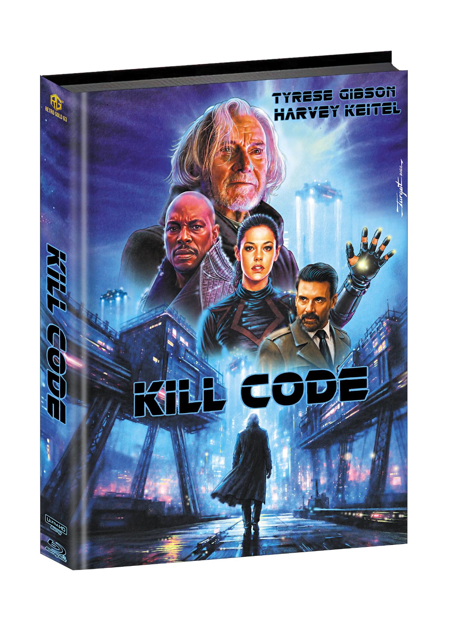 KILL CODE aka HARD MATTER 4K UHD + Blu ray Mediabook Wattiert Cover C