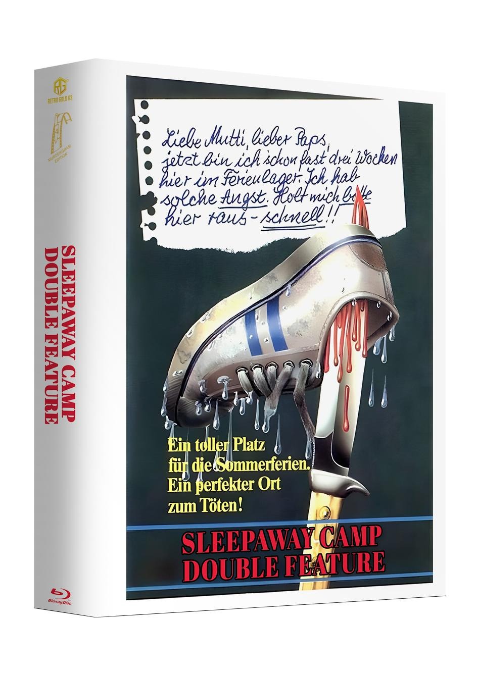 SLEEPAWAY CAMP Double Feature MURDERGRAM EDITION #4 Mega Mediabook Cover C