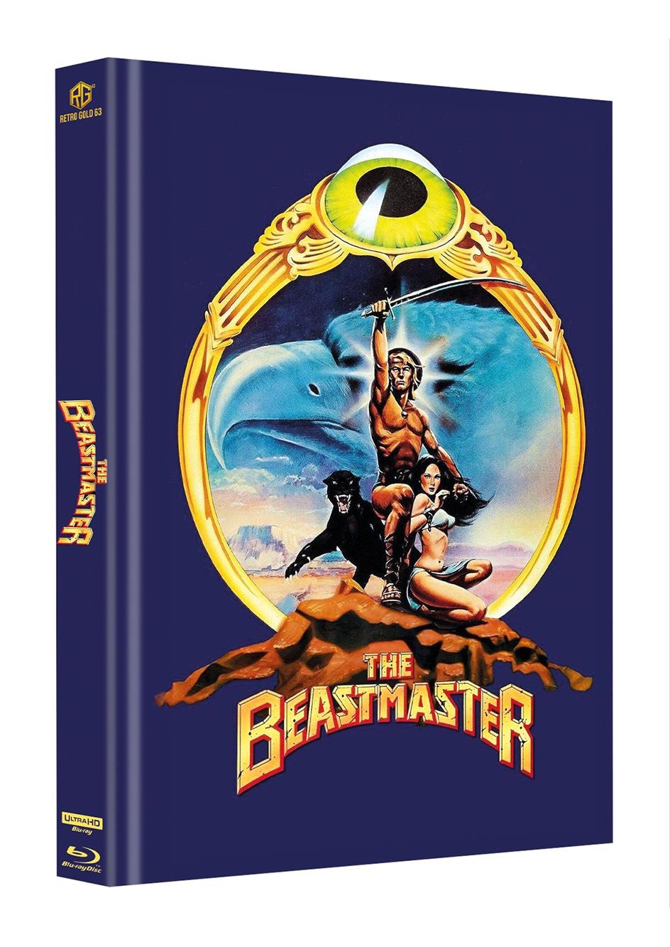 The Beastmaster UHD + Blu ray Mediabook Unpadded Cover C