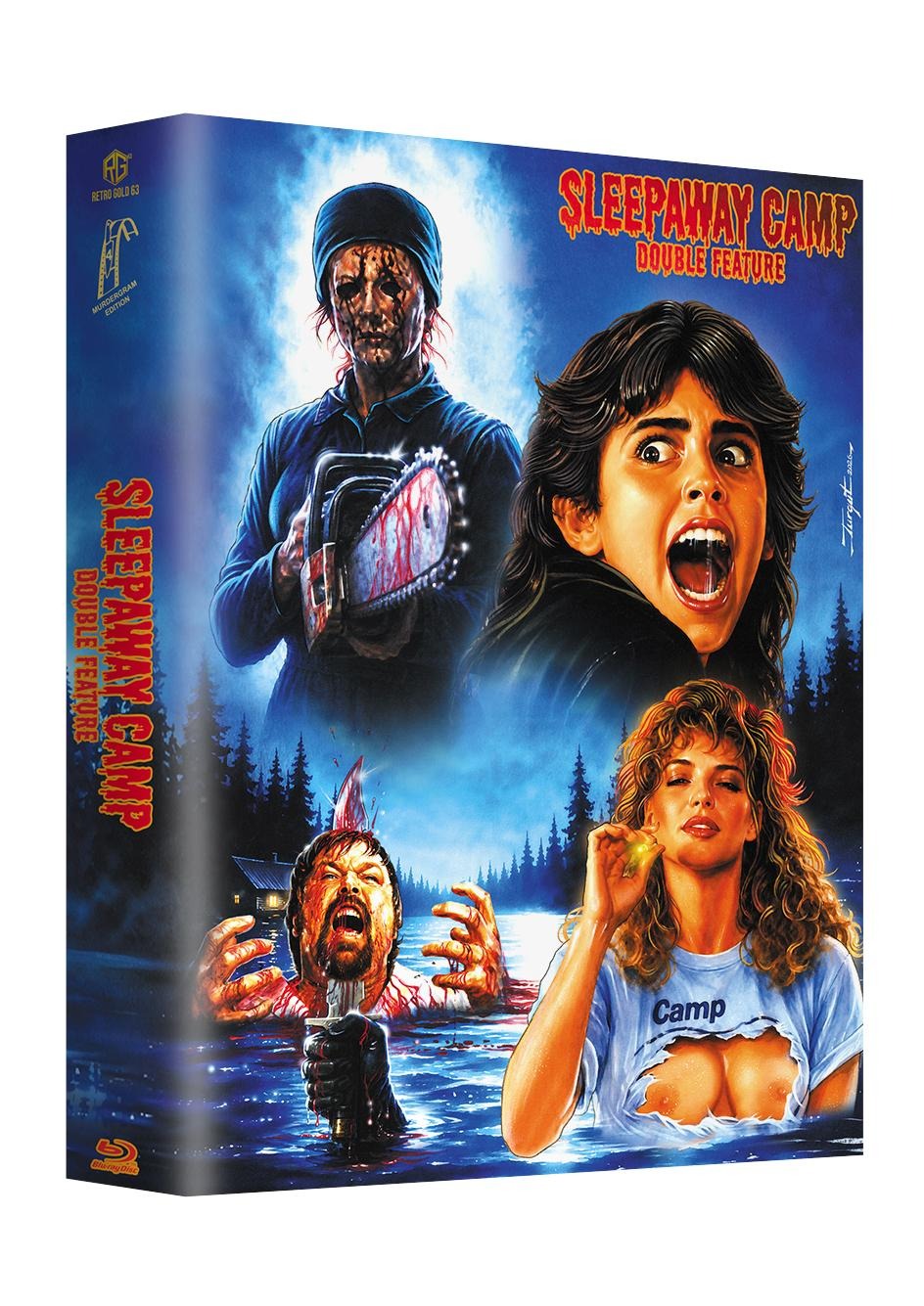 SLEEPAWAY CAMP Double Feature MURDERGRAM EDITION #4 Mega Mediabook Cover D