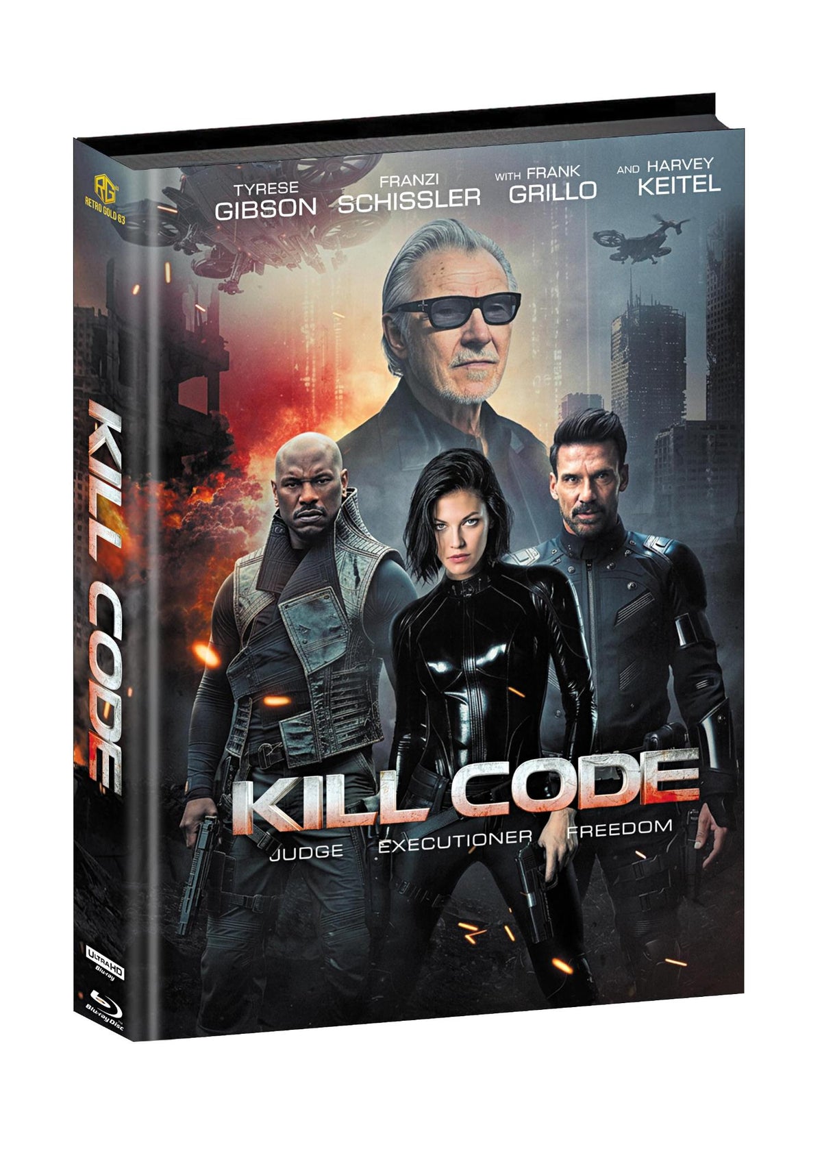 KILL CODE aka HARD MATTER 4K UHD + Blu ray Mediabook Wattiert Cover D