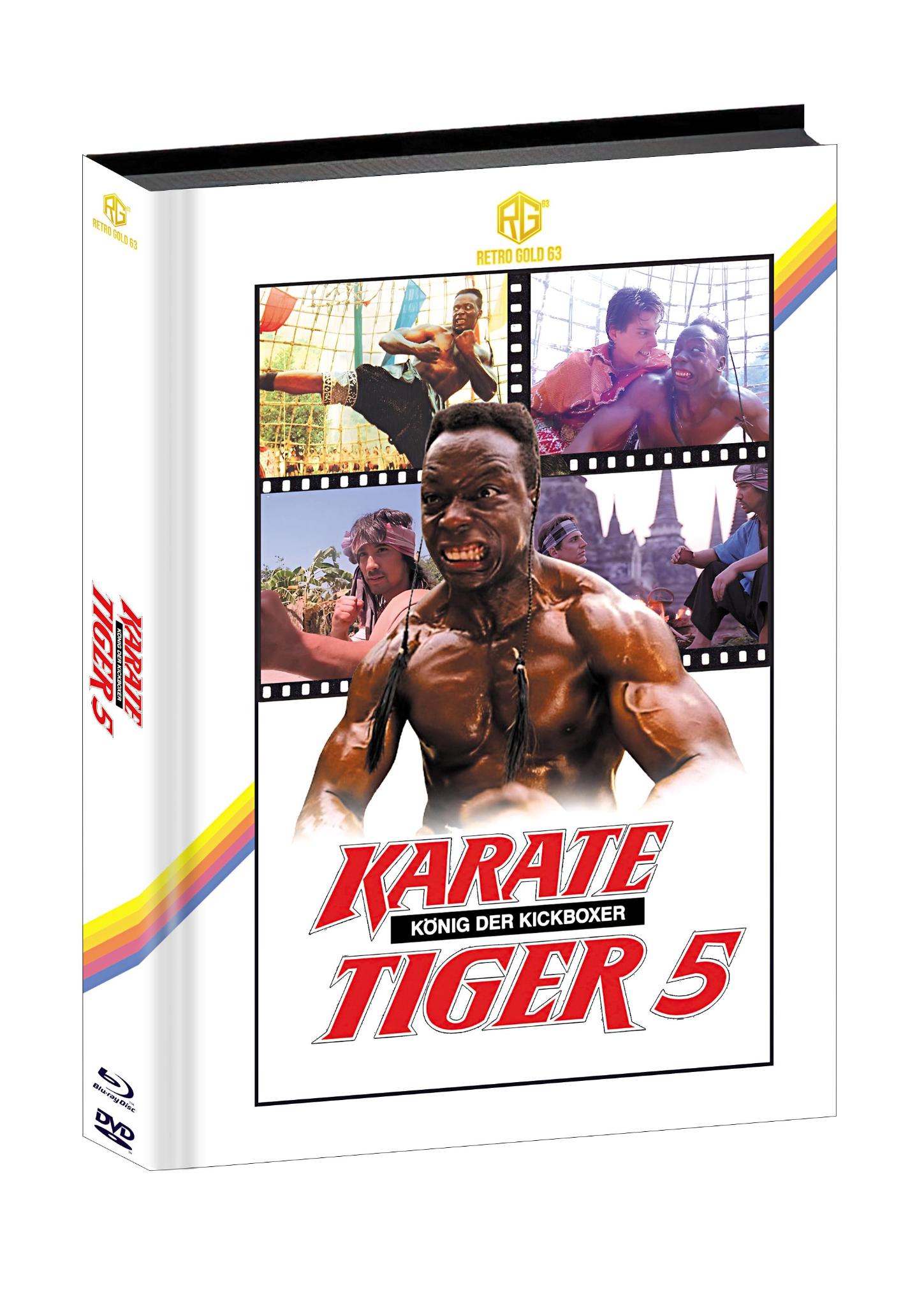 Karate Tiger 5 King of the Kickboxers Mediabook Wattiert Cover D