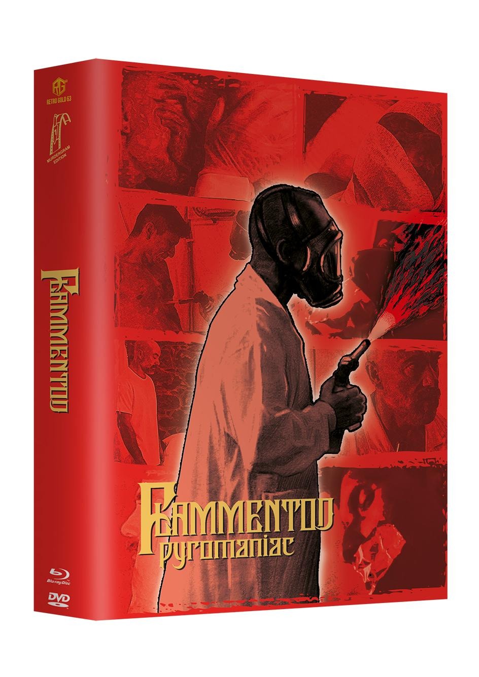 Flammentod (Pyromaniac) MURDERGRAM EDITION #1 Mega Mediabook Cover E