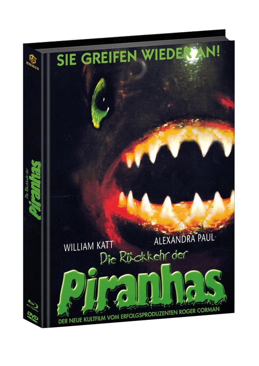 Piranha (1995) Mediabook Wattiert Cover F