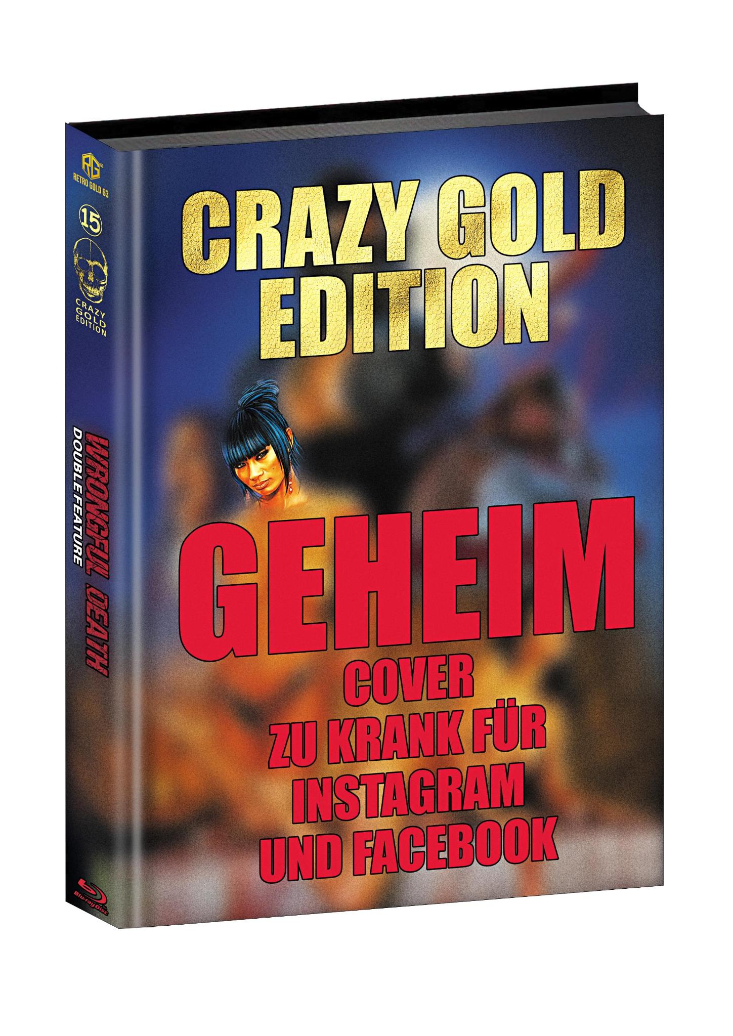 Wrongful Death Double Feature Mediabook Wattiert Cover (C)razy Gold Edition