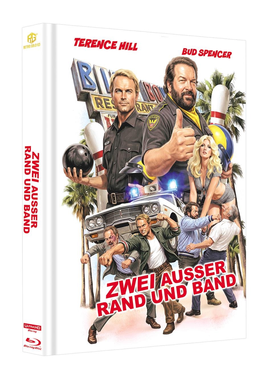 Zwei Ausser Rand und Band 4K UHD + Blu ray  Mediabook Unwattiert Cover D