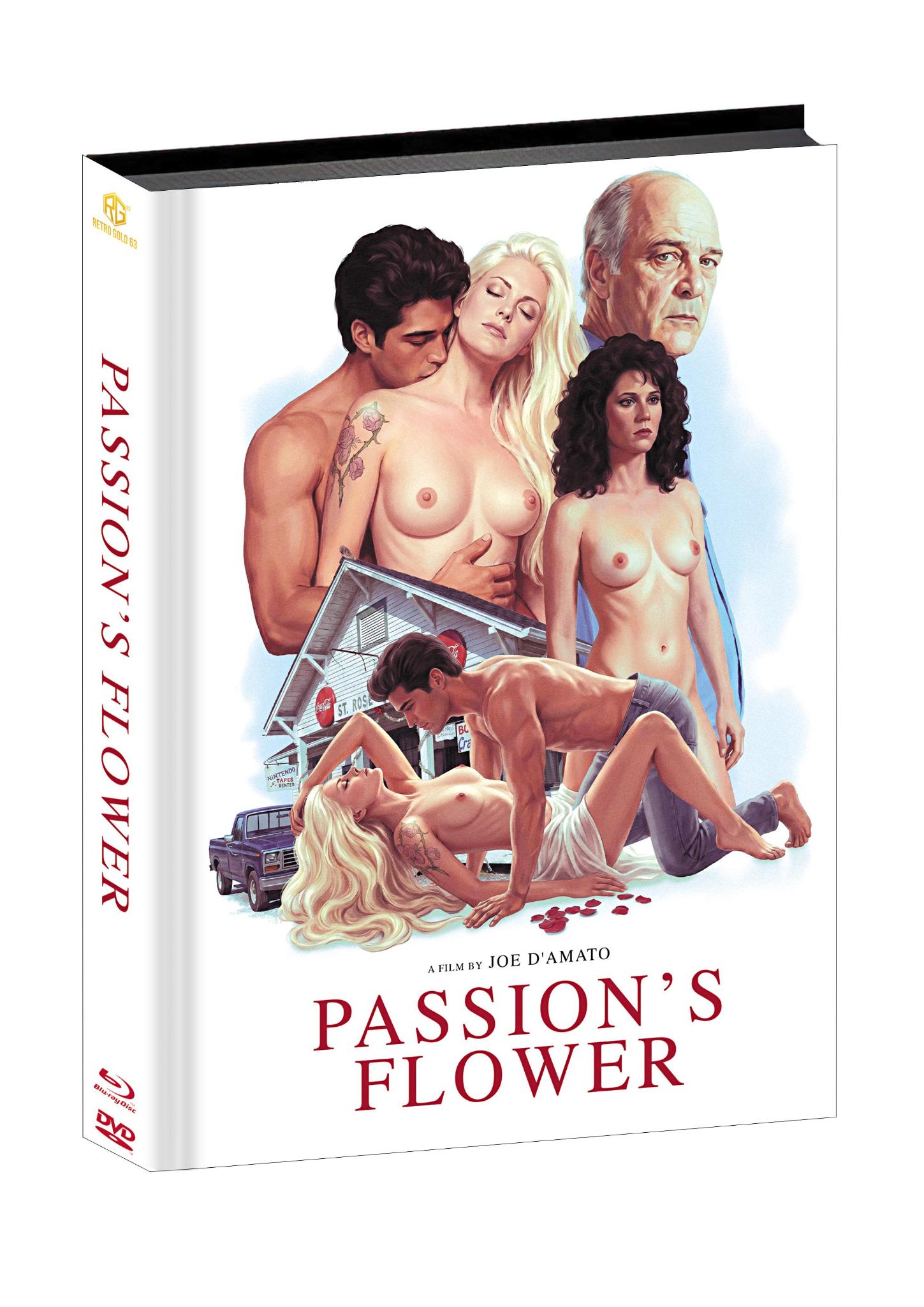 Joe D’Amato's EMANUELLE 5 aka PASSION'S FLOWER  aka FORBIDDEN AFFAIRS Mediabook Wattiert Cover D