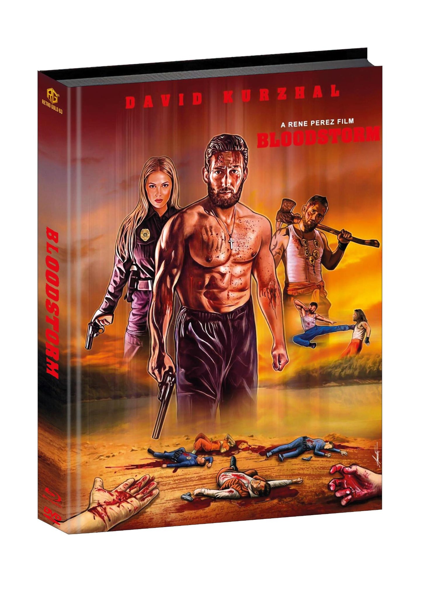 Bloodstorm (2025) Mediabook Wattiert Cover D