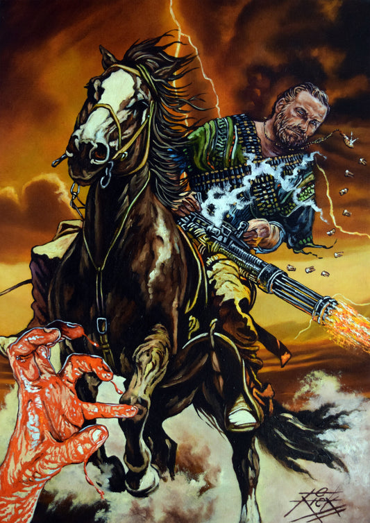 Django 2 Original Gemälde Rick Melton