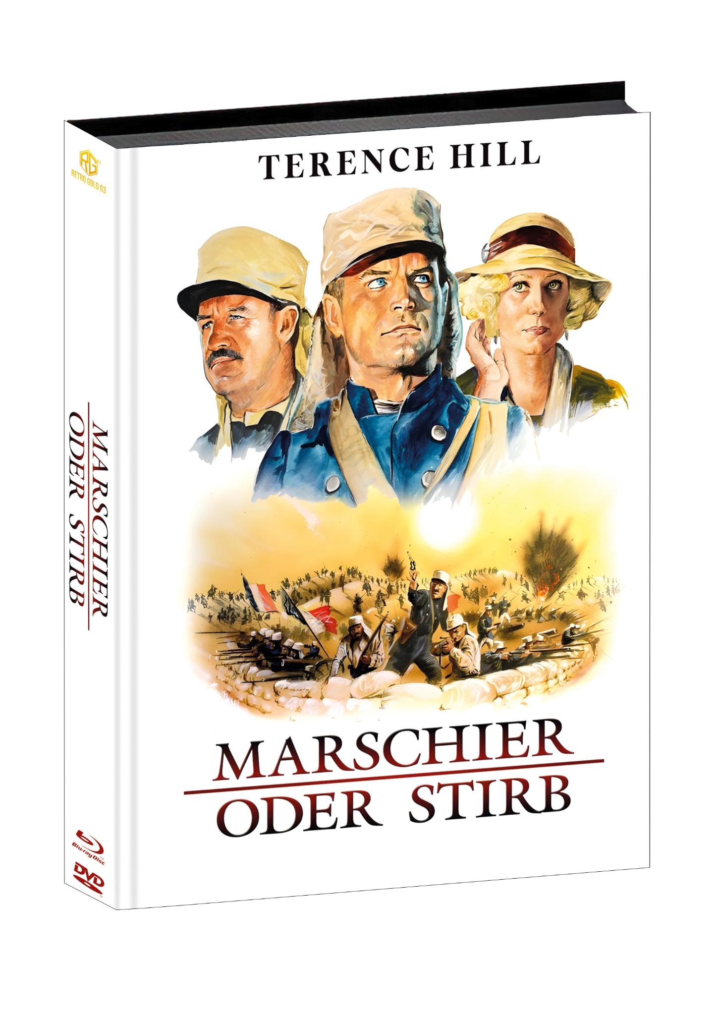 Marschier oder stirb Mediabook Wattiert Cover D