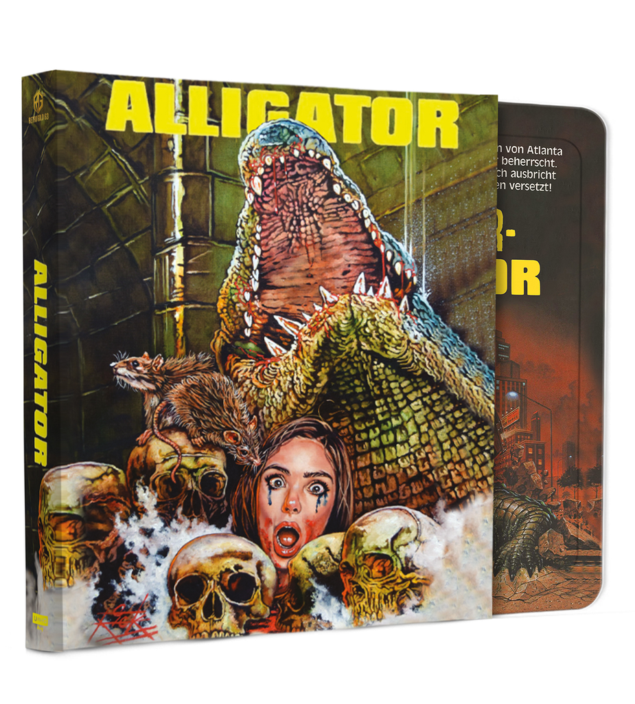 Der Horror Alligator 4K UHD Steel Book mit Prägung Variante D mit Schuber