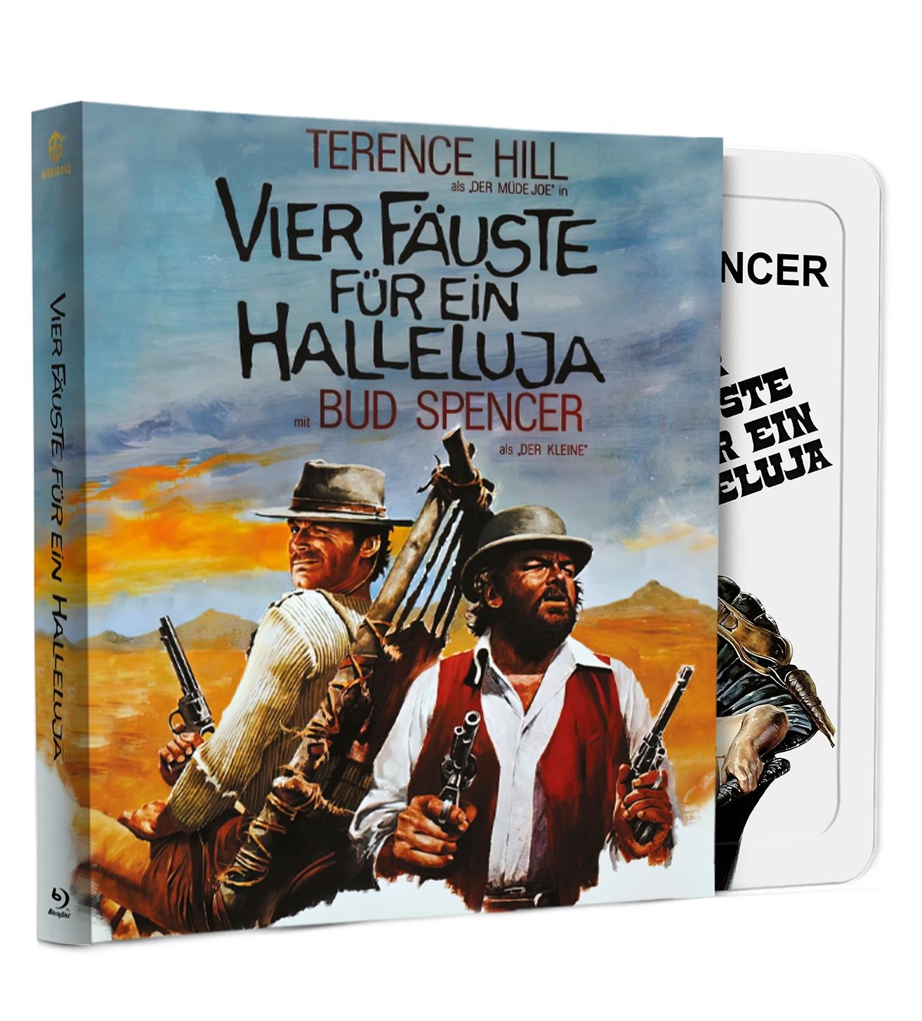 Vier Fäuste für ein Halleluja Steel Book mit Prägung Variante D mit Schuber