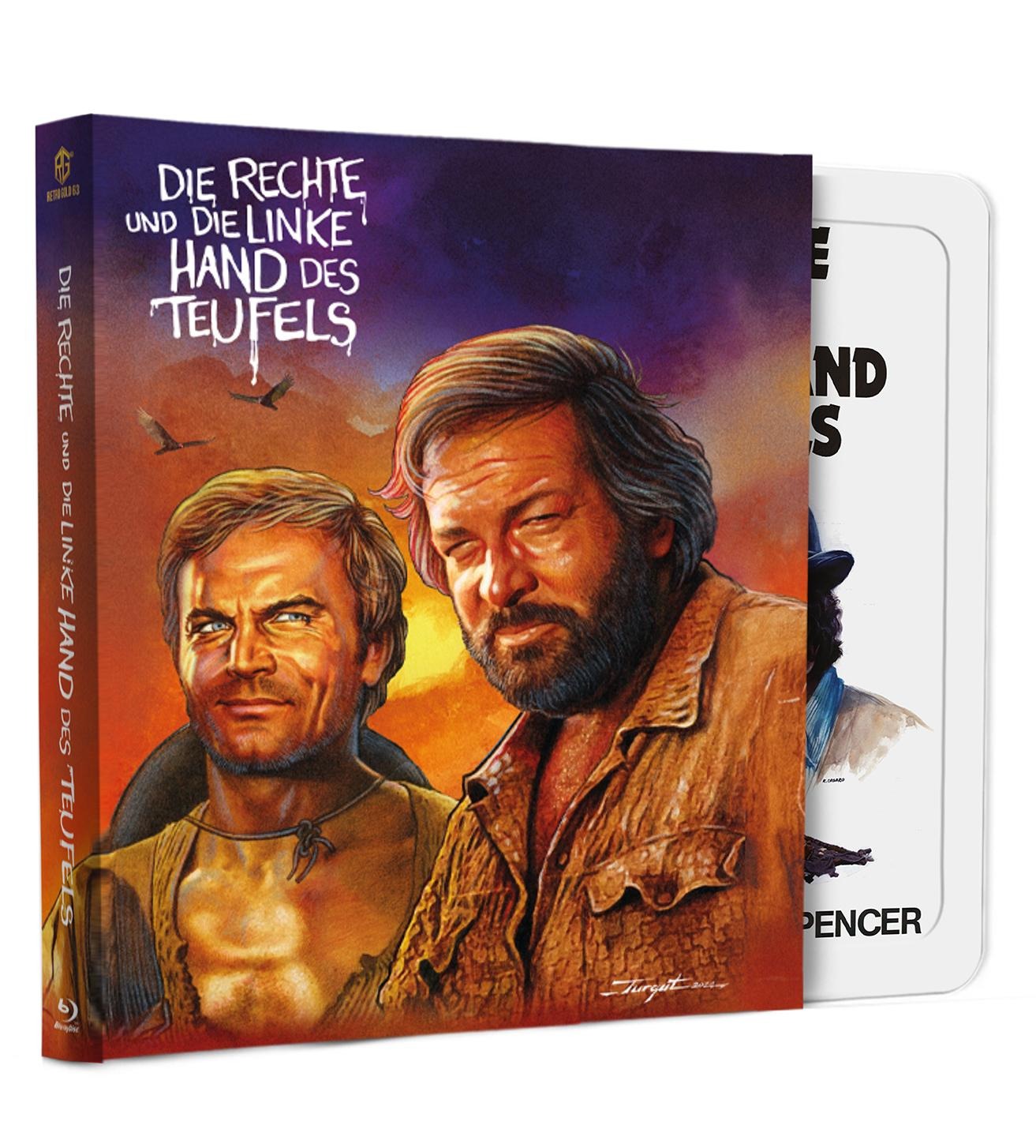 Die Rechte und die Linke Hand des Teufels Steel Book mit Prägung Variante D mit Schuber