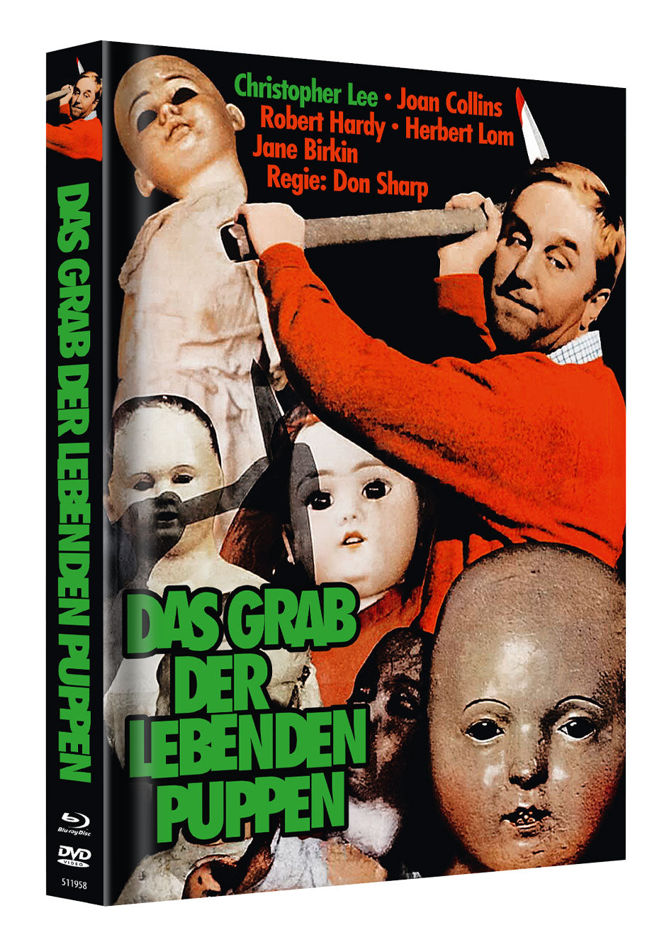 Das Grab der lebenden Puppen  Mediabook Cover A