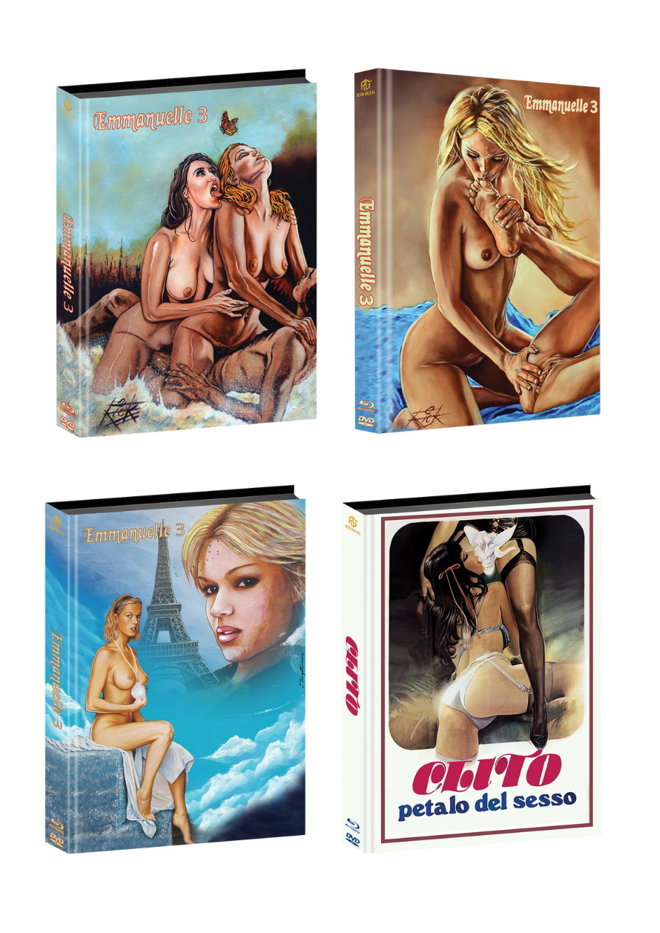 Emanuelle 3 Mediabook Padded Cover A,B,C,D