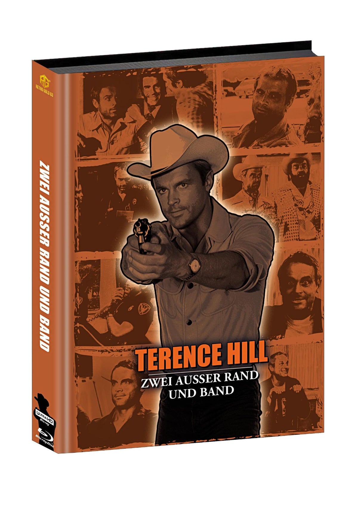 Zwei Ausser Rand und Band 4K UHD + Blu ray  Mediabook Wattiert Cover F