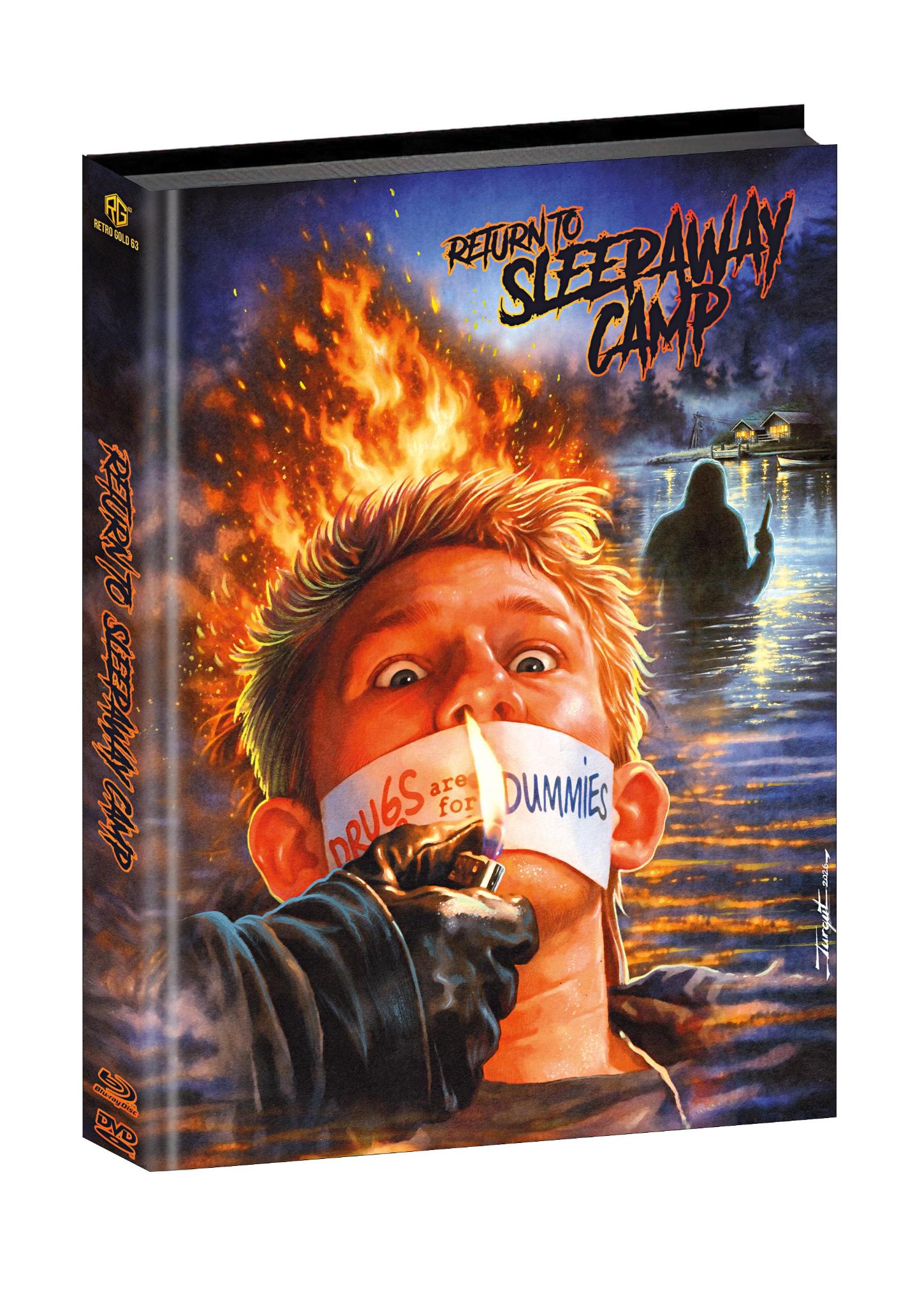 Return to Sleepaway Camp Mediabook Wattiert Cover G