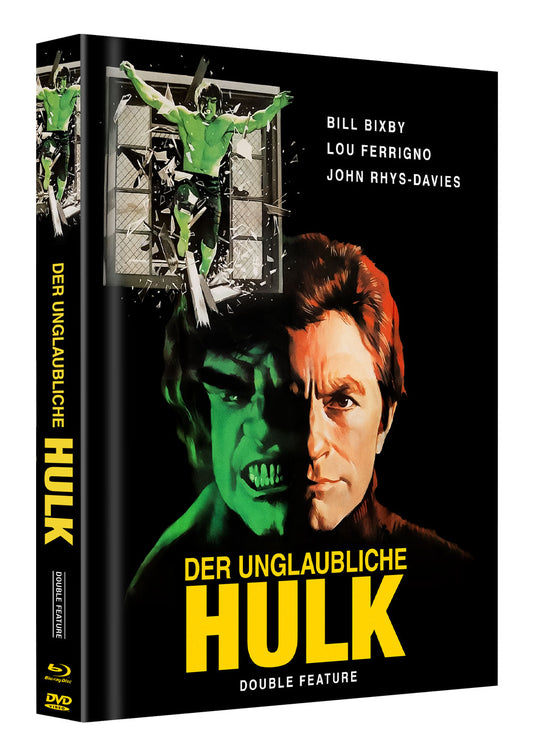 Der Unglaubliche Hulk - Double Feature Mediabook Unwattiert Cover B