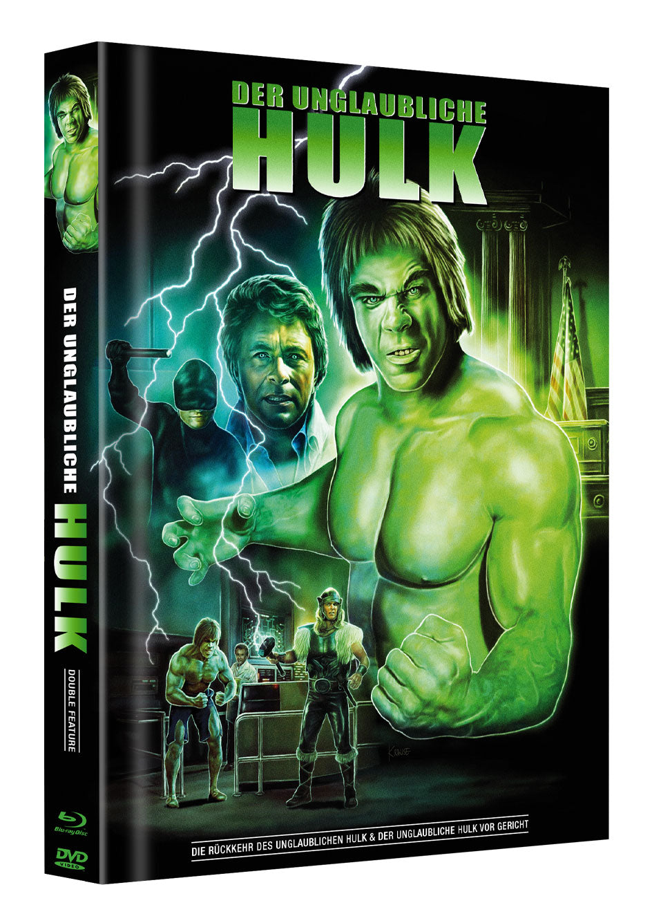 The Incredible Hulk - Double Feature Mediabook Unpadded Cover C
