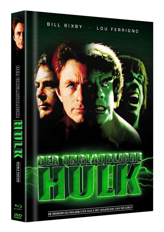 Der Unglaubliche Hulk - Double Feature Mediabook Unwattiert Cover F