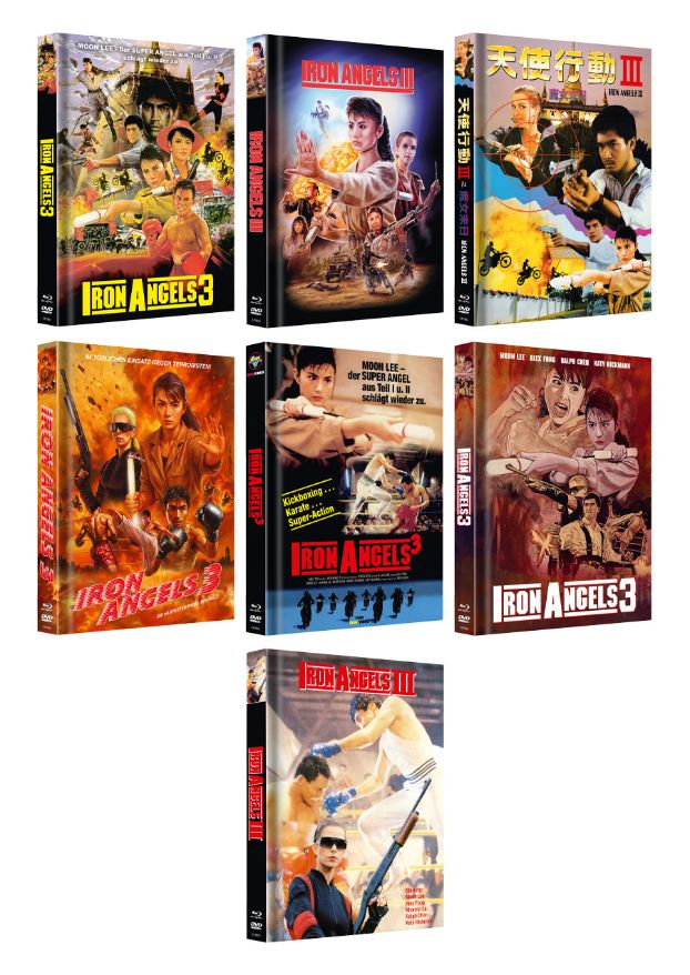 Iron Angels 3 Mediabook Cover A,B,C,D,E,F,G