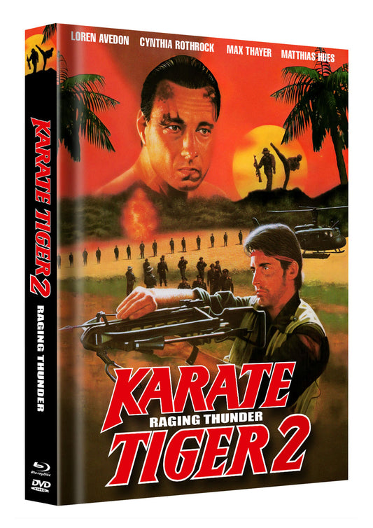 Karate Tiger 2 - Raging Thunder - Mediabook Unwattiert Cover A