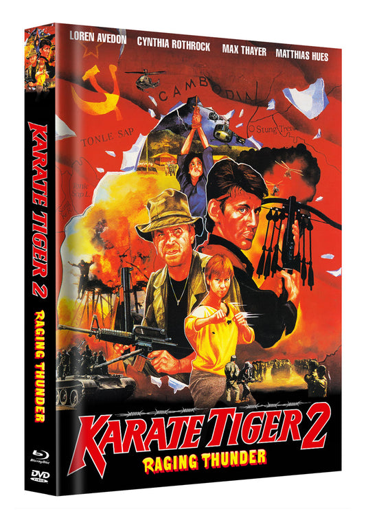 Karate Tiger 2 - Raging Thunder - Mediabook Unwattiert Cover C