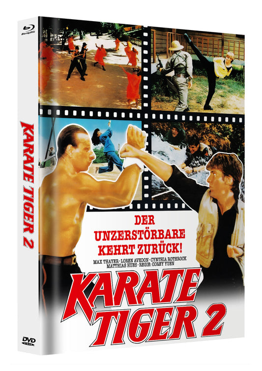 Karate Tiger 2 - Raging Thunder Mediabook Unwattiert Cover D