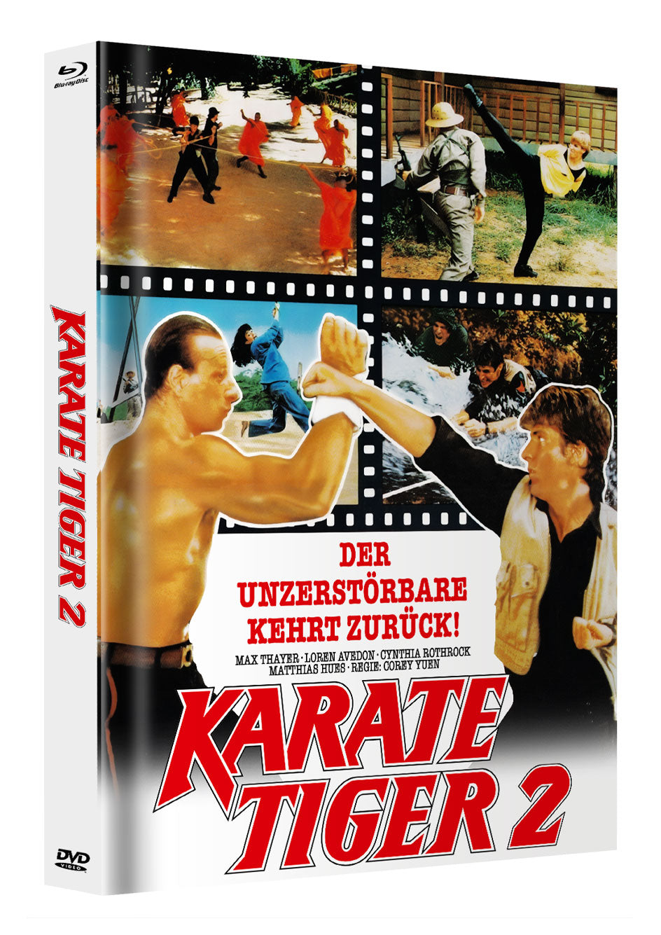 Karate Tiger 2 - Raging Thunder Mediabook Unpadded Cover D
