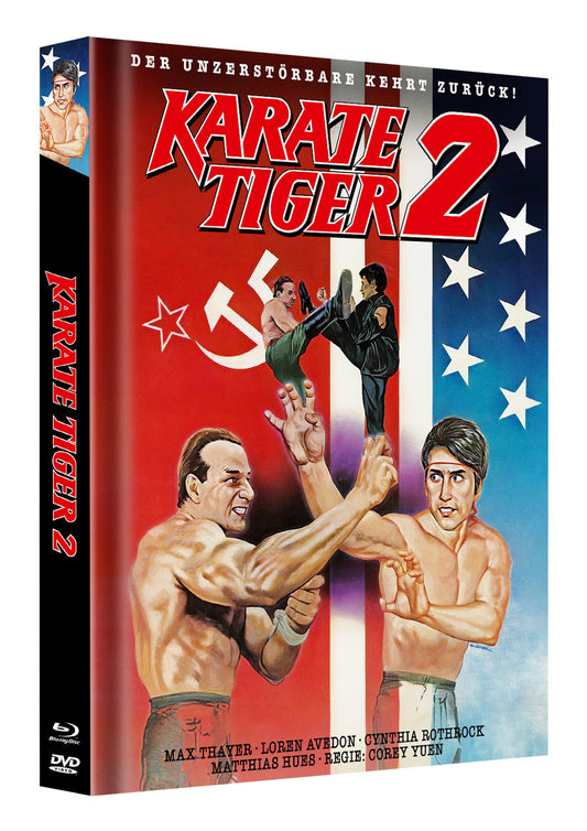 Karate Tiger 2 - Raging Thunder Mediabook Unwattiert Cover E