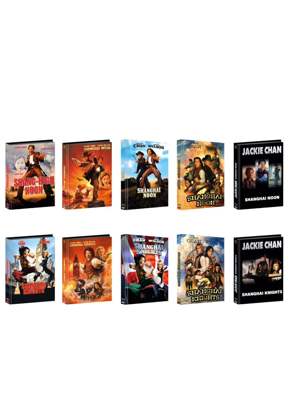 Shanghai Full Set Mediabook alle 10 Cover